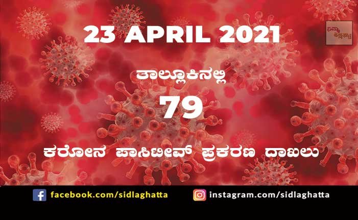 23apr3 covid sidlaghatta coronavirus cases covid-19 april 23