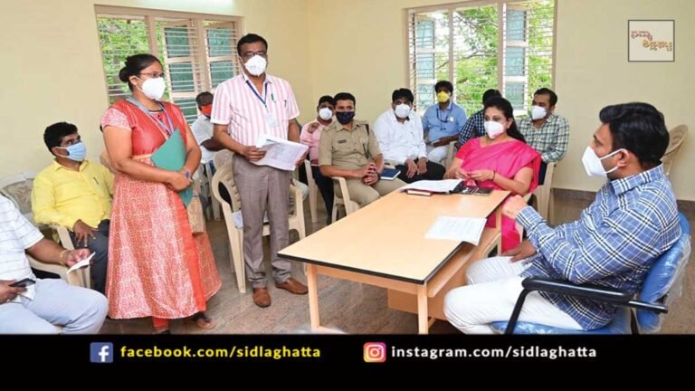 Karnataka Health Minister K Sudhakar Sidlaghatta Visit