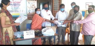 J Venkatapura Grama Panchayat Covid Warriors Safety Equipment