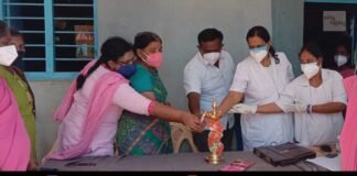 Sidlaghatta Taluk Melur covid-19 Vaccination Camp