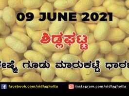 Silk cocoon Sidlaghatta Cocoon Raw Silk Industry Business Market June 9 2021