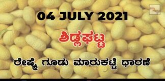 Sidlaghatta silk Cocoon Market Daily Rate