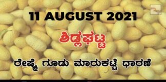 Sidlaghatta silk Cocoon Market Daily Rate