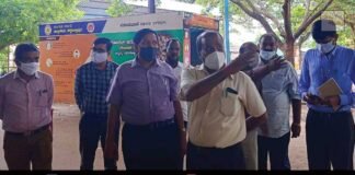 Sidlaghatta Silk Cocoon Market Administration Officer Visit