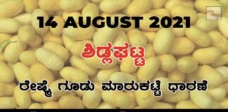 Sidlaghatta silk Cocoon Market Daily Rate