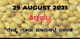 Sidlaghatta silk Cocoon Market Daily Rate