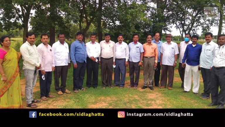 bjp minister proposal teachers sidlaghatta