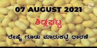 Sidlaghatta silk Cocoon Market Daily Rate
