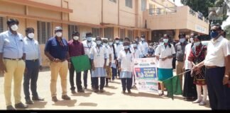 Sidlaghatta Government Hospital Covid Awarenesss Program