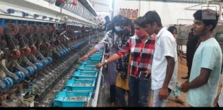 GKVK Bangalore Sericulture Students Visit Govt cocoon Market sidlaghatta