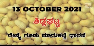 Chikkaballapur District Sidlaghatta silk Cocoon Market Daily Rate
