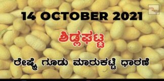 Chikkaballapur District Sidlaghatta silk Cocoon Market Daily Rate