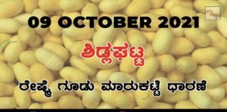 Chikkaballapur District Sidlaghatta silk Cocoon Market Daily Rate