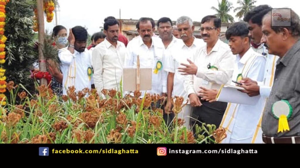 Sidlaghatta Bodaguru GKVK Agriculture University Students Field Work Book release Rave Darpana