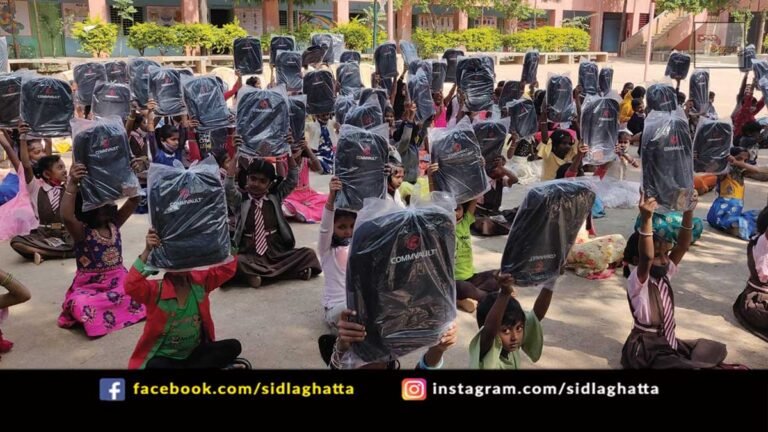 Commvault Software company CSR Program Sidlaghatta Bhaktarahalli BMV Education Trust