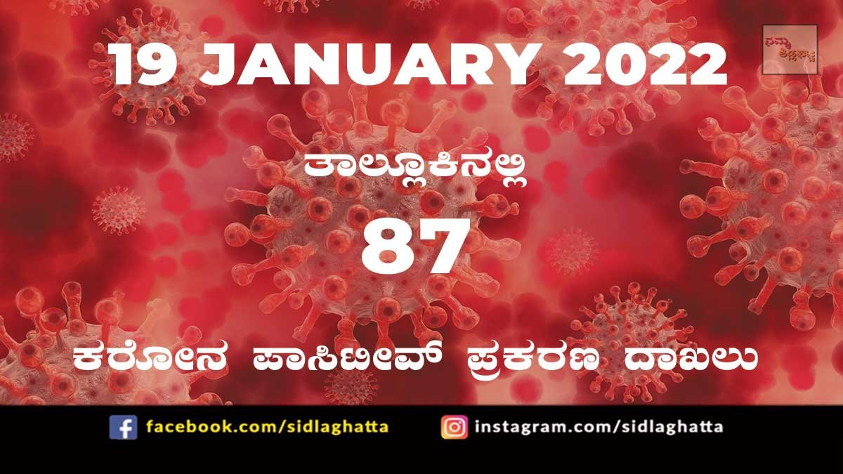 19SDL31 covid-19 sidlaghatta taluk