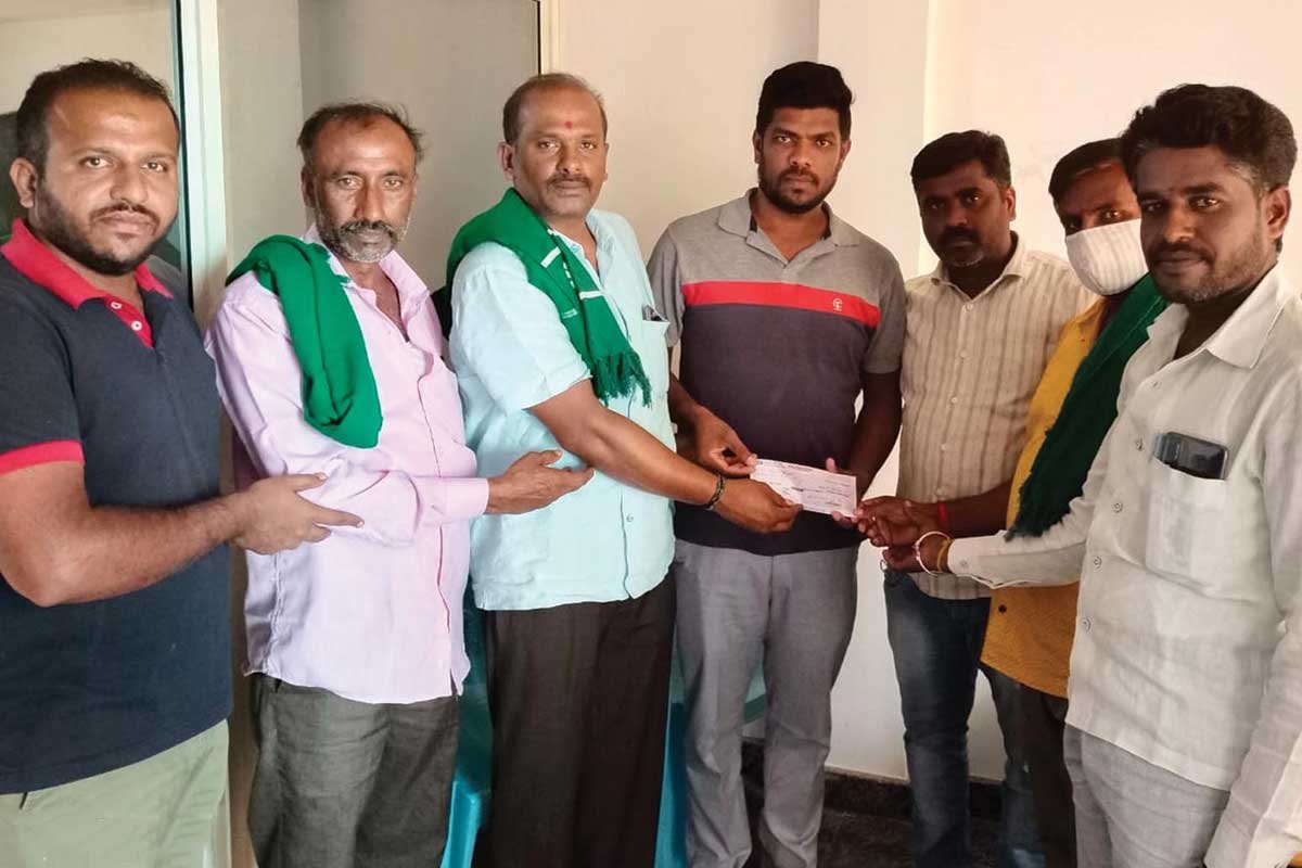 02FebKan01 BESCOM Sidlaghatta Death Compensation