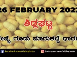 Sidlaghatta silk Cocoon Market Rate Today