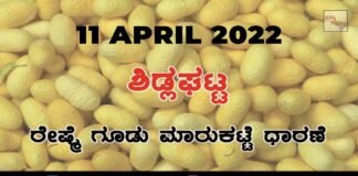 Sidlaghatta silk Cocoon Market Rate Today