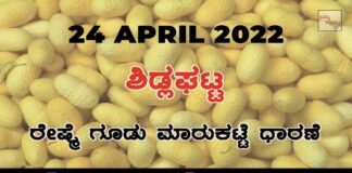 Sidlaghatta silk Cocoon Market Rate Today