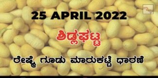 Sidlaghatta silk Cocoon Market Rate Today