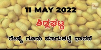 Sidlaghatta silk Cocoon Market Rate Today