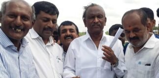 M T B Nagaraj Sidlaghatta Visit