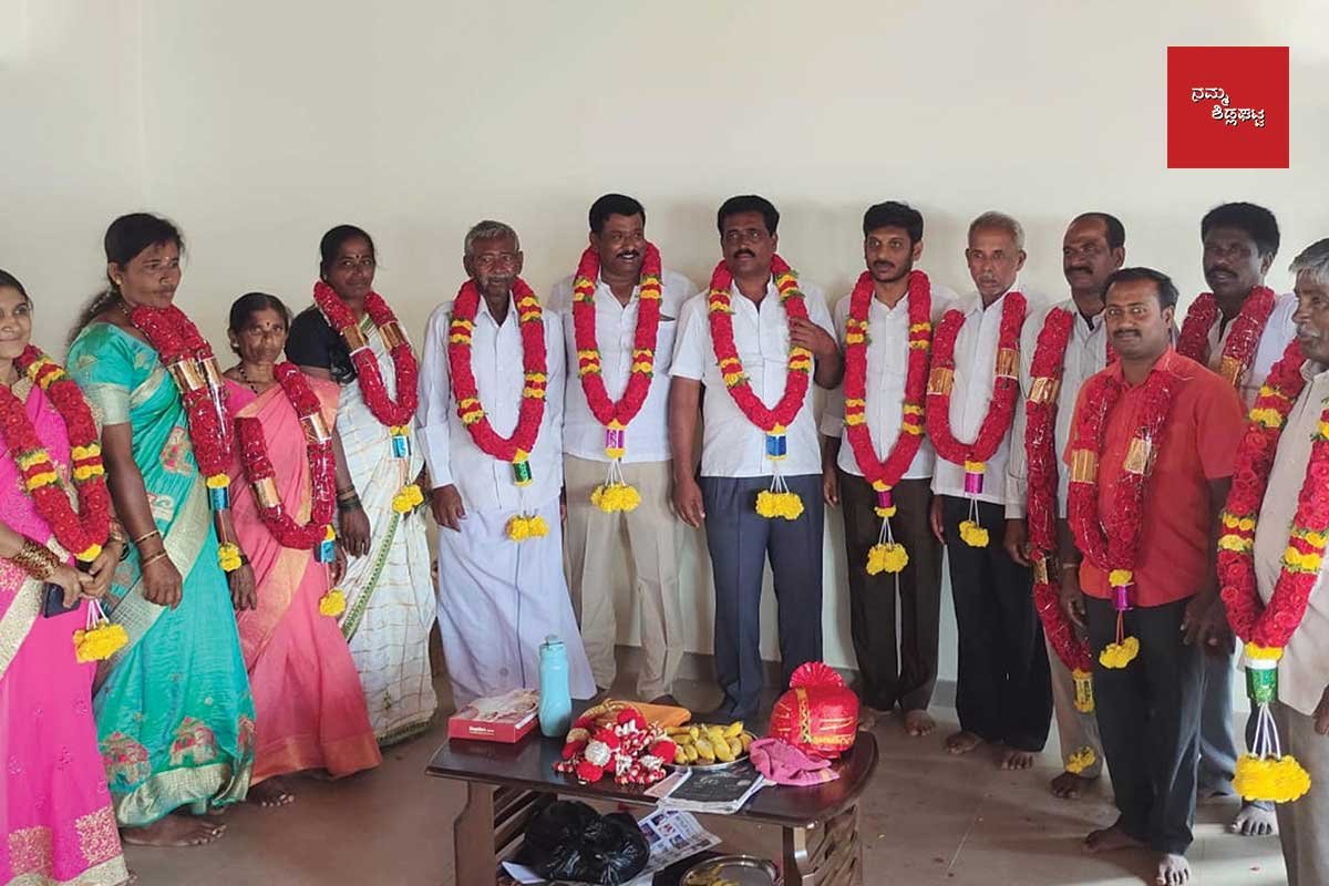 25JunSd01a Kundalagurki Grama Panchayat Election