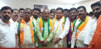 BJP Seva Soudha office inauguration in Sidlaghatta with BJP leaders present