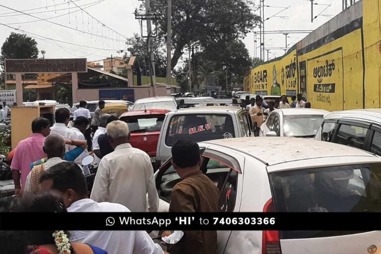 Sidlaghatta Jathre Traffic Jam