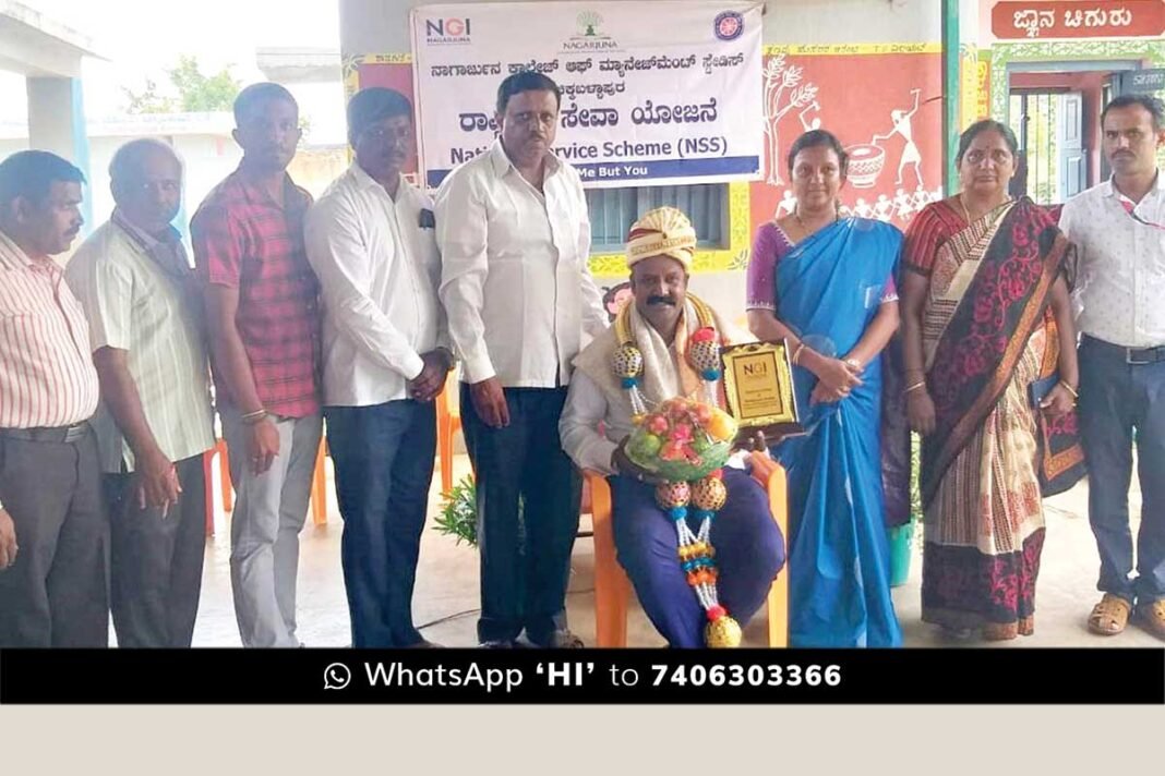 NSS Programme Sugaturu Sidlaghatta