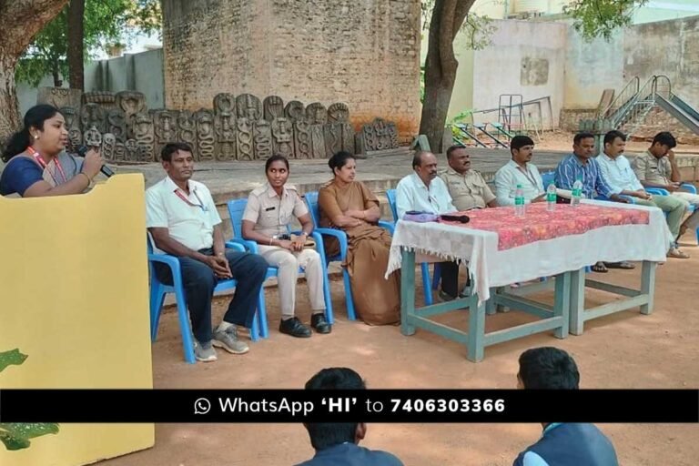 Sidlaghatta Vasavi School Crime and Law Awareness programme