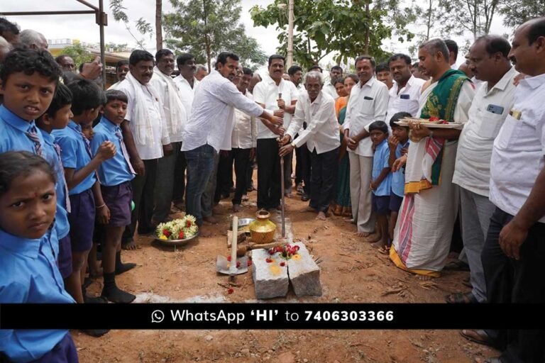 Sidlaghatta Taduru Anganwadi Building inauguration Ceremony