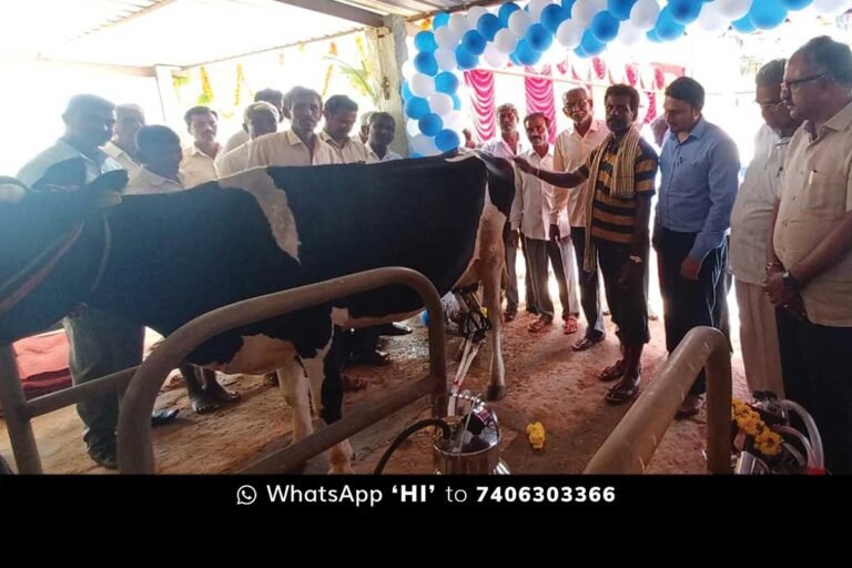Sidlaghatta KMF Milking Machine Give Out