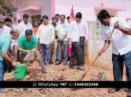 Gandhi Jayanti Railway Station surrounding cleaning