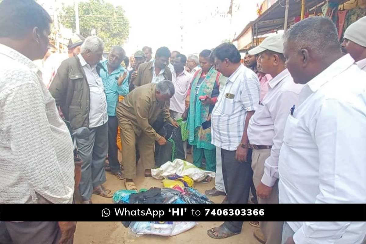28NovSd02a Sidlaghatta Municipality Plastic Ban