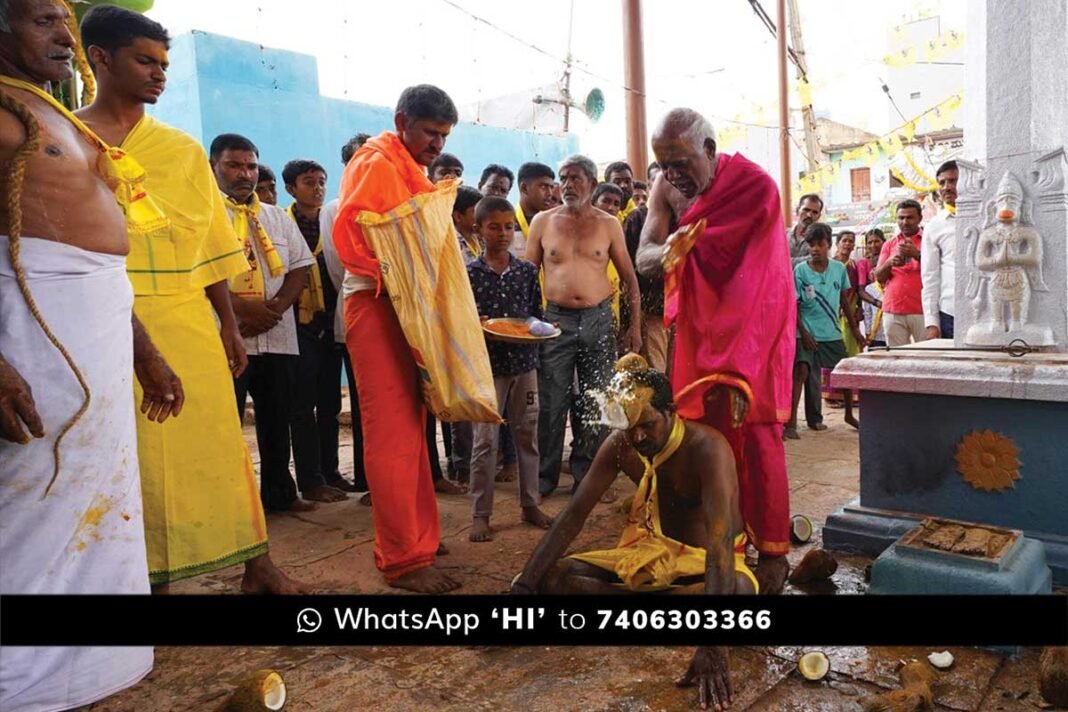 Coconut Breaking on Head tradition