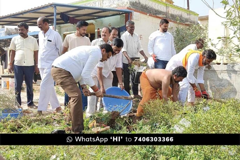 Swachh Mandir Campaign Sidlaghatta