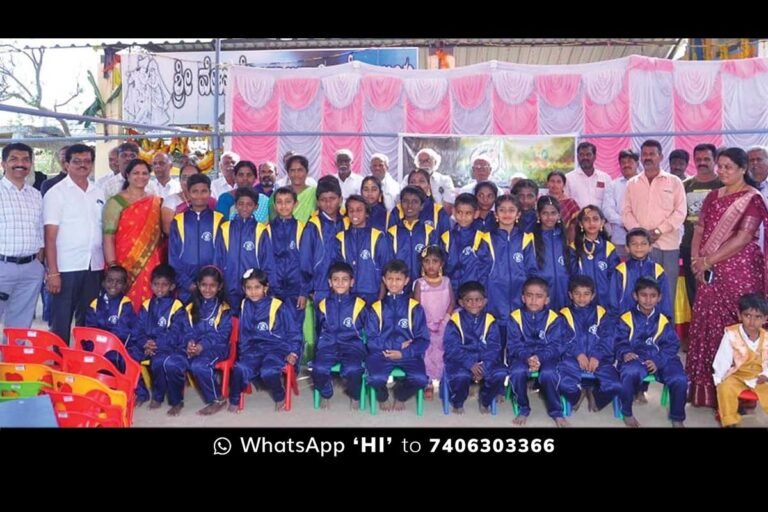 Government School Furniture, Track suit Donation