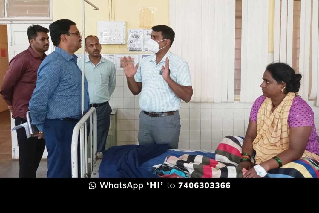 Government Hospital Lokayukta Visit