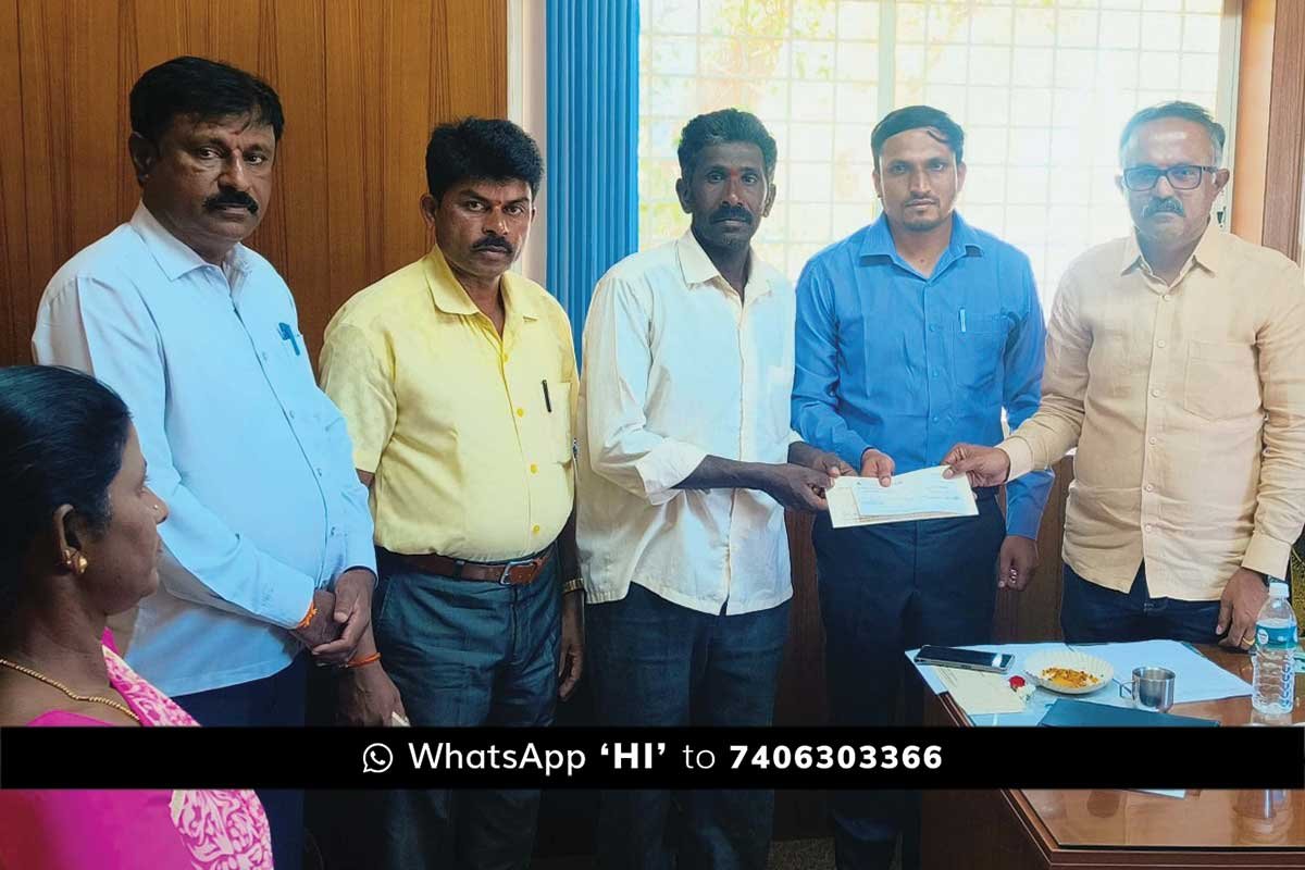 Cow Insurance Cheque Distribution