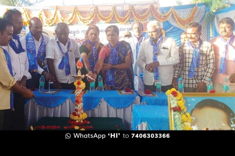 Sidlaghatta Devaramallur constitution awareness chariot