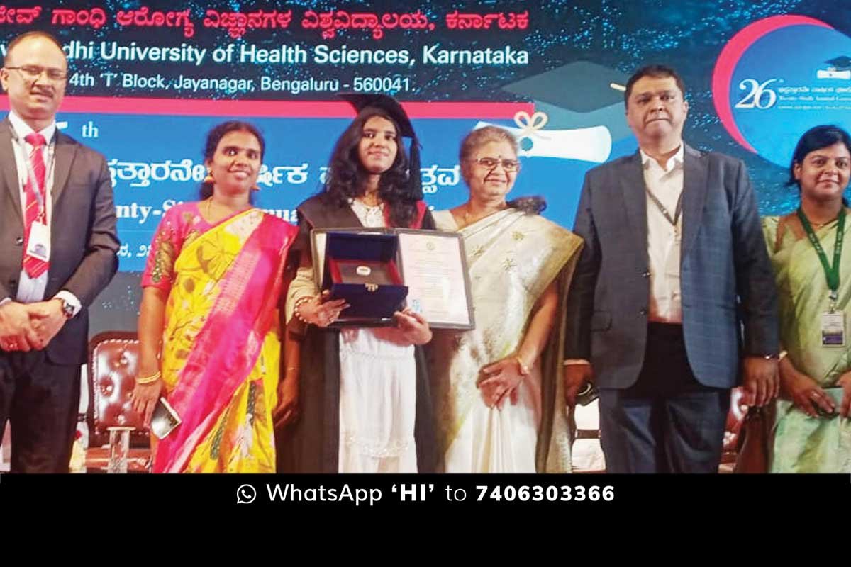 Khansa Fathima B Pharmacy Gold Medal