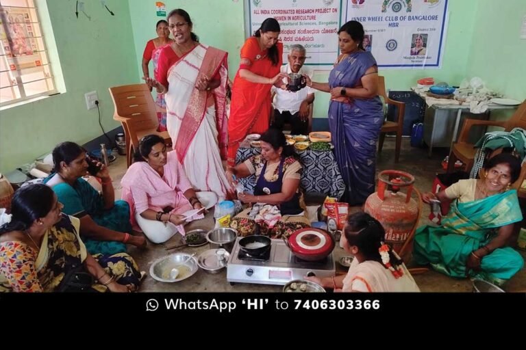 Women Empowerment GKVK Food Processing Training