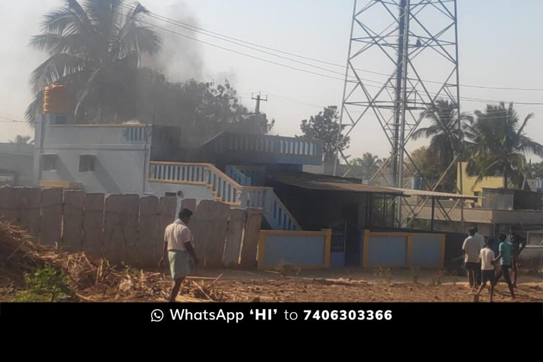 Sidlaghatta Fridge Burst Explosion Fire