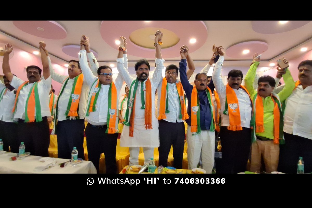 03Apr24SD02a Sidlaghatta BJP JDS Election Alliance Meeting