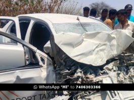 J Venkatapura Sidlaghatta car bus Accident