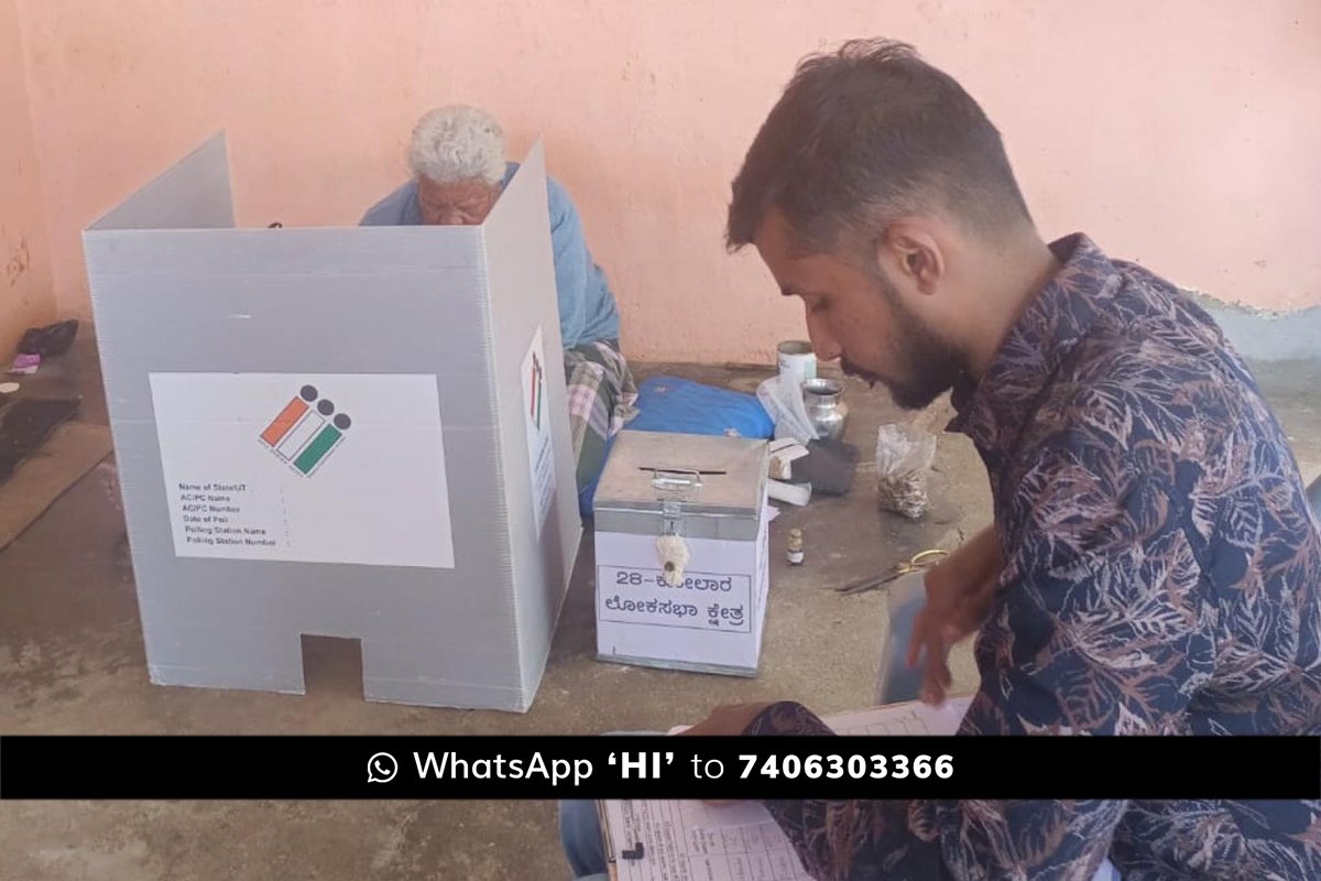 13APR24SD02a Loksabha Election Vote from Home