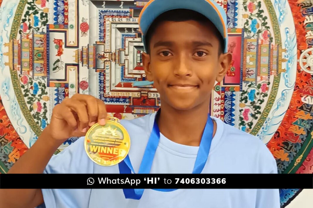 International Tennis Champion Sidlaghatta Melur Puneeth Manohar