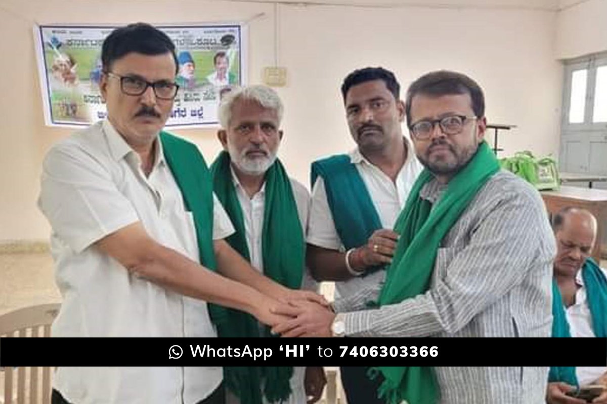 29May24Sb Sidlaghatta BJP Leader C V Lokesh Party Change